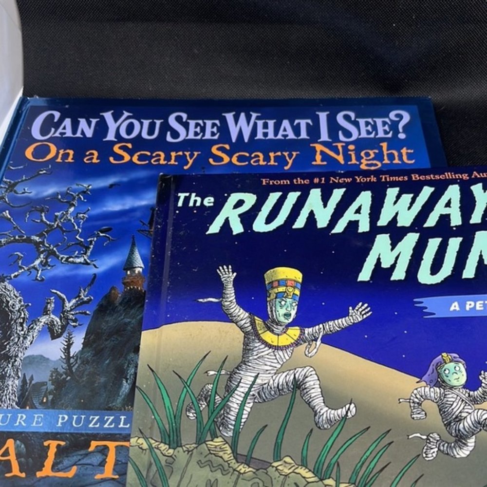 Two Hardcovered Books Halloween themed